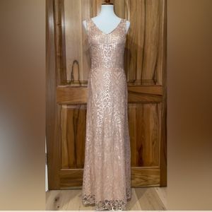Rose Gold Bridesmaid gown